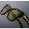 Sunglass Dealan Square Acetate Subtile Cat-Eye Rectangular Frames Original Klassisk designermärke Eyewear med original