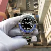 Super Watch Factory Relógios para Mens 40MM Movimento Automático Cal.3186 Assista V12 Versão 904L Aço Cerâmica Moldura Batman Esporte Homens Relógios de Pulso Mergulho Caixa Original