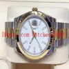 Mens Forist Watche Datejust 41 мм 126303 Bi Color Men's Men's Automatic Machinery Watch Белая циферблат из нержавеющей стали и желтого золота M276I