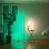 Lâmpadas de chão Lâmpadas LED nórdicas RGB Luzes de streaming Dimmable Room Quarto Departamento de Decoração Interior Luminárias Luminárias