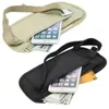 Storage Bags Outdoor Mobile Sports Waist Bag Thin Profile Money Belt Secure Travel Undercover Hidden Wallet