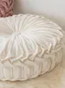 Pillow 35x35cm Round Solid 12 Colors Seat Velvet Fabric Back Sofa Pad Throw Home Tatami Cussion