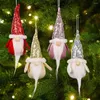 Christmas Decorations 2022 Gonk Gnome Elf Santa Plush Doll Ornament Xmas Tree Hanging Decor