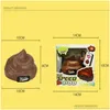 Novelty Games Remote Control Speed Poo Decompression Poop Toy Stool Funny Car Trick People Kids Joke Prank Toys 220315 Drop Delivery Dhvge