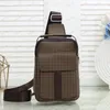 Designer Cross Body Bag Luxury Waist Bags Bumbag Black Grid Brown Grid Chest Bag High-Capacity Portable Dual Use Fanny Pack