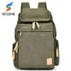 Сумки на открытом воздухе с большими возможностями мужчины путешествовать по альпинированному ноутбуку Canvas Vintage Daypack Мужское ретро повседневное рюкзак школа XA239O