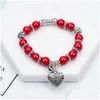 Charm Bracelets Pretty Romantic Vintage For With Crystal Beads Fit Pan Jewelry Drop Delivery Dhg5I