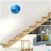 Wanddecor 435 pc's/set Luminous Moon Stars Dots sticker kinderkamer slaapkamer woonkamer decoratie stickers gloeien in de donkere stickers dr Dh0b1