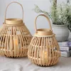 Candle Holders Small Modern Design Wood Jars Lantern Centerpieces Nordic Hanging Adornos Para Casa Room Decor