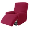 Tampas de cadeira de cadeira massagem reclinável reclinável capa Jacquard Elastic Relax Lazy Boy Spandex esbelto sofá deslizante lavável