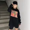 22FW Mulheres masculinas Patternic Pattern Padring Tee Sweatshirt Street Fashion Crewneck Pullover Trend Japanese Trend Casual Manga Longa Spring Sweater de outono TJammwy35