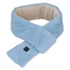 Blankets Electric Heating Scarf Light Blue 5V Insulated Heated For Travel Blanket