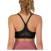 Yoga Outfit CHU Frauen Sport-BH Top Gepolsterter Büstenhalter Fitness Sport Weiblich Push-Up