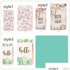 Notepads 5 Sheets Paper Index Divider A5 A6 Cute 6 Holes For Binder Planner Notebook Stationery Accessories Note Pad Drop Delivery O Dhdgz