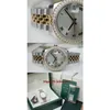 Prezent świąteczny Oryginalny certyfikat pudełkowy Casual Modern Watches Unisex Watches 178383 MidSize Steel Gold Diamond Roman Vi Diamond BE222D