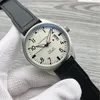 2023 Luxury News Men's Watches Automatiska mekaniska rostfritt stål Svart läder Enkla 41mm Piloter Titta på Mark XVIII Outdoor IW327012