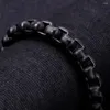 Bracelets de charme Fongten Hunmbell Bracelet Men's Bracelet Ot Clasp Soprt Fitness Brand en acier inoxydable Perles Men Pulseira Fashion Bijoux