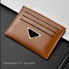 Vintage Card Bag Men's Coin Short Wallet Ultra Thin Bank Card Clip 7 Slots Double Sided Volume PC6636