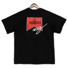 3VJ5 Men's t Shirt 2023 New Fashion Brand Rhude High Street Youth Loose Off Shoulder Casual Bottoming Trend Printed Short Sleeve Couple Summer