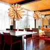 Pendant Lamps Dandelion Wooden Lights Hanging Solid Wood Dinning Room Restaurant Fixtures Indoor Decoration Lamp