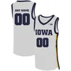 Custom NCAA Iowa Hawkeyes College Basketball Luka Garza Dasonte Bowen Josh Dix Dante Eldridge Carter Kingsbury Luc Laketa Connor McCaffery Kris Murray