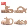 Tandenspeelgoed 20 stc baby houten tegels dierbeuken pacifier hanger bpa houten tanden blanco knaagdier speelgoed verpleegkundige cadeau kinderen goede dro dhojl