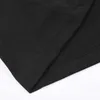 Projektantka koszulki damskiej Nowa koszulka Mężczyźni g czarny pullover krótkie rękawy proste okrągłe szyi haftowa kieszonkowa górna para styl 73JA