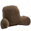 Oreiller 35 velours canapé taille peluche repos lecture décor à la maison bras dos lombaire soutien de la tête fermeture éclair facile à nettoyer