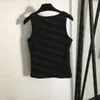 Designer Letter Print T Shirts Breattable Sport Top U Neck Sports Vest Designer Luxury Women 95qp