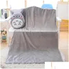 Poupées en peluche Totoro Oreiller Mtifunction 3 En 1 Jeter La Main Coussin Chaud Bébé Enfants Couverture En Peluche Figure Jouet Drop Delivery Jouets Cadeaux An Dhjdk