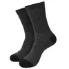 Men's Socks 2 Pairs Spring Style Good Quality Outdoor Sports 50% Merino Wool Crew