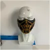 Inne imprezy imprezowe 2021 Mortal Kombat Subzero Scorpion Cosplay Maski Pvc Half Face Halloween Role Plack Costume Props Drop dhxir