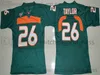 Custom S-6XL NCAA Miami Hurricanes voetbaljersey 11 Jacurri Brown 13 Jake Garcia 43 Isaiah Cashwell 0 Romello Brinson 81 Zaïre Cox 18 Kahlil Brantley Men Jeugd Vrouwen