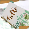 Notepads 5 Sheets Paper Index Divider A5 A6 Cute 6 Holes For Binder Planner Notebook Stationery Accessories Note Pad Drop Delivery O Dhdgz