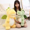 25-60CM Fluffy Bared Dinosaur With Wings Plush Toys Super Soft Cartoon Stuffed Animal Dolls for Kids Baby Hug Doll Home Decor