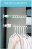 Hangers 1 PC Creative Window Frame Hanger Portable Indoor Drying Rack Bathroom Kitchen Can Be Accommodated Wholesale