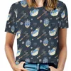 T-shirts pour femmes Httyd Astrid Motif Femmes Zipper Sexy Imprimé Vintage Tops T-Shirt Imprimé Complet Httyd2 Httyd3 Le Monde Caché