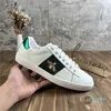 korting Vrijetijdsschoenen Ontwerper Sneaker Vrijetijdsschoenen Lage top Italië Merk Ace Strepen Schoen Wandelen Sporttrainers Chaussures Pour Hommes met doos maat 35-46