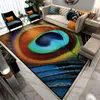 Carpets Peacock Feather Print Beautiful Carpet Bedroom Dining Room Mat Living Rug Area Large Kitchen Mats For Floor