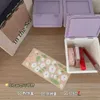 Ins poubelle organisateur de bureau avec couvercle Kawaii mignon poubelle boîte de rangement fille porte-stylo seau rabattable