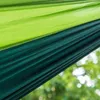 Móveis de acampamento 270 140 cm de camping portátil Parachute Hammock Survival Garden Outdoor Lazer Dormindo Hamaca Viagem Double Hanging Bed