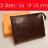 TOILETRY POUCH 26 19 15 cm Designer Fashion Women's Clutch Bag Mini Pochette Cosme Toilet Pouch Cosmetic XL Beauty Case Acces277R