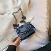 Kvällspåsar 2022 stil mini väska singel axel kvinnlig handväska avslappnad pläd liten akrylkedjor handväskor för kvinnor läppstift