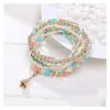 Braccialetti con ciondoli Charms Mix Perline multistrato Jewllery Bead Drop Delivery Jewelry Dhwfp