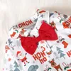 Set di abbigliamento Citgeeautumn Natale neonati bambini set complessiva set maniche lunghe pantaloni per sospensione pantaloni per feste di Natale