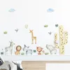 Decoração de parede desenho animado de mão dn animais adesivo para casa quarto infantil adesivos kingdergarten adesivos de vinil 220613 entrega de gota bebê maternit dhjg9