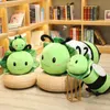 90 cm mignon chinois chou abeille coccinelle en peluche haute qualité peluche poupée dormir cylindrique oreiller cadeau d'anniversaire pour les enfants