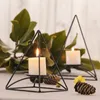 Candle Holders Candlelight Dinner Romantic Wrought Iron Candlestick Atmosphere Sense Ornaments Wedding Centerpieces