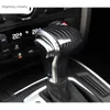 Garniture de couverture de manchon de Protection de poignée de changement de vitesse de voiture pour Audi A4 B8 A5 A6 A7 Q5 8R Q7 S6 S7 accessoires intérieurs ABS en Fiber de carbone