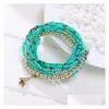 Braccialetti con ciondoli Charms Mix Perline multistrato Jewllery Bead Drop Delivery Jewelry Dhwfp